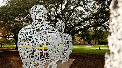 Art Installation on the Rice Lawn