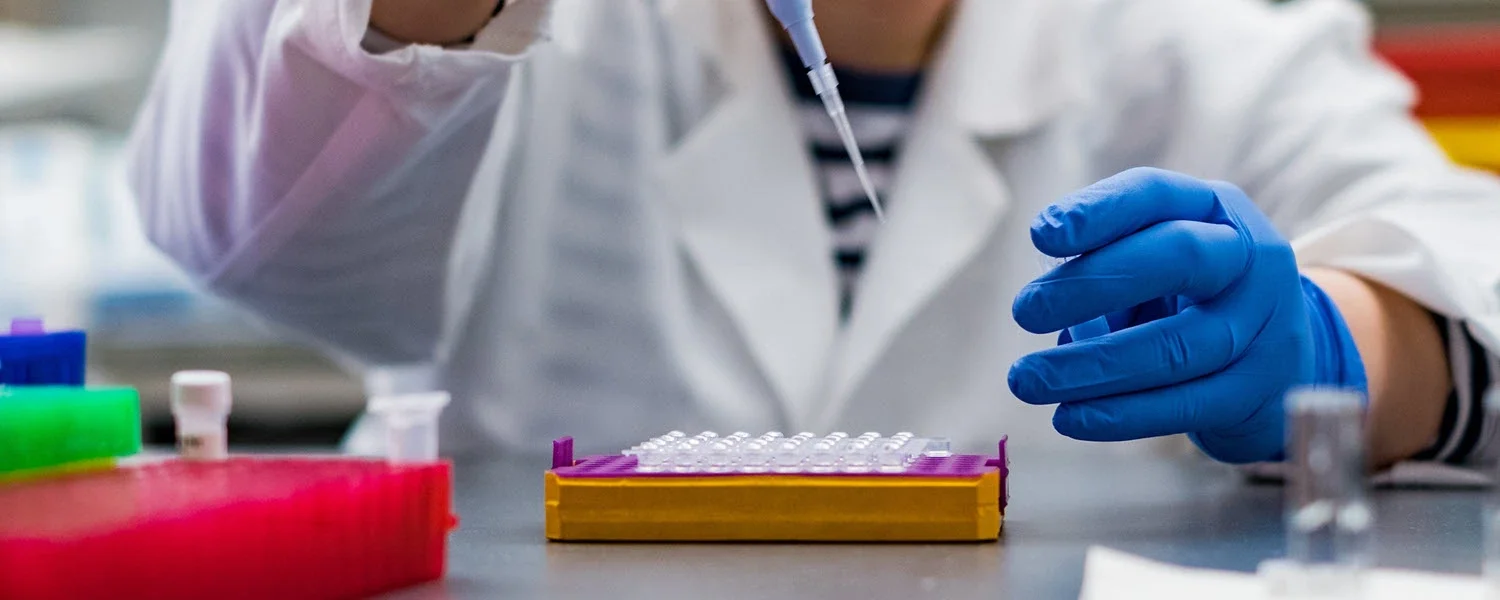 Student in Lab