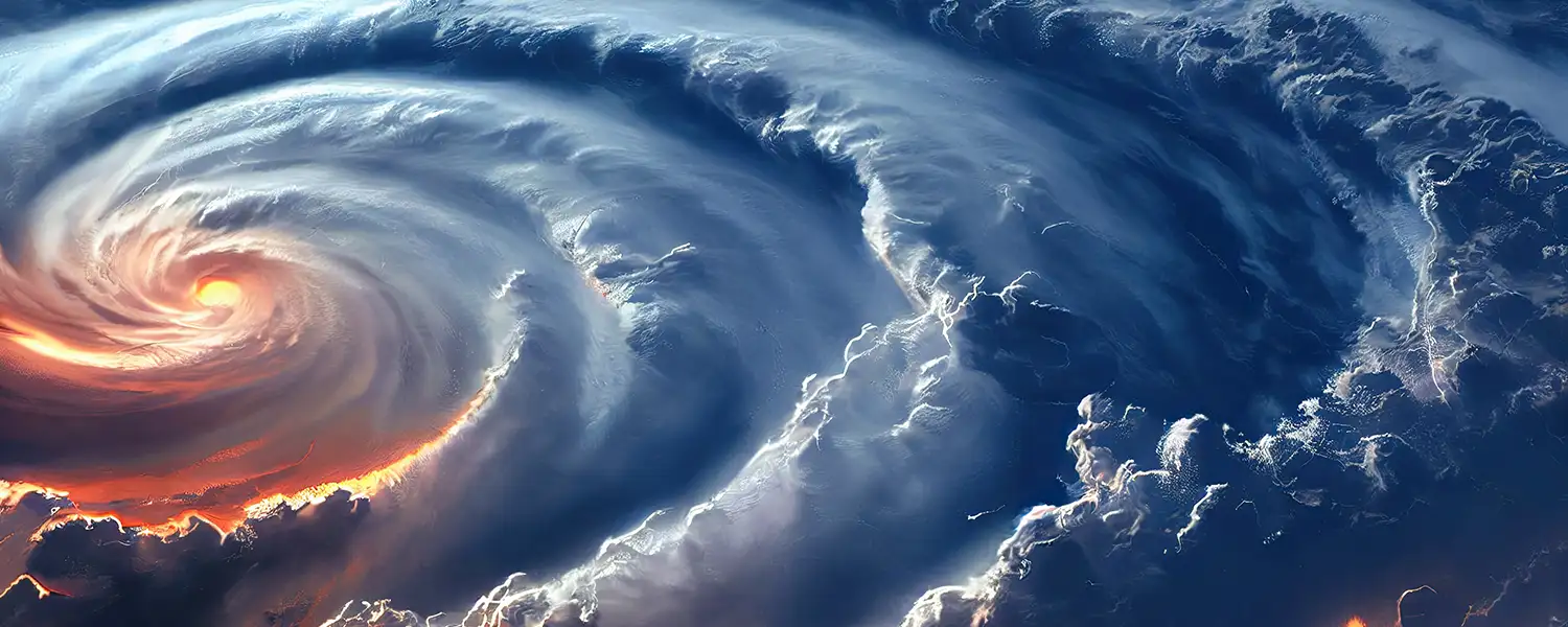 AI generated hurricane