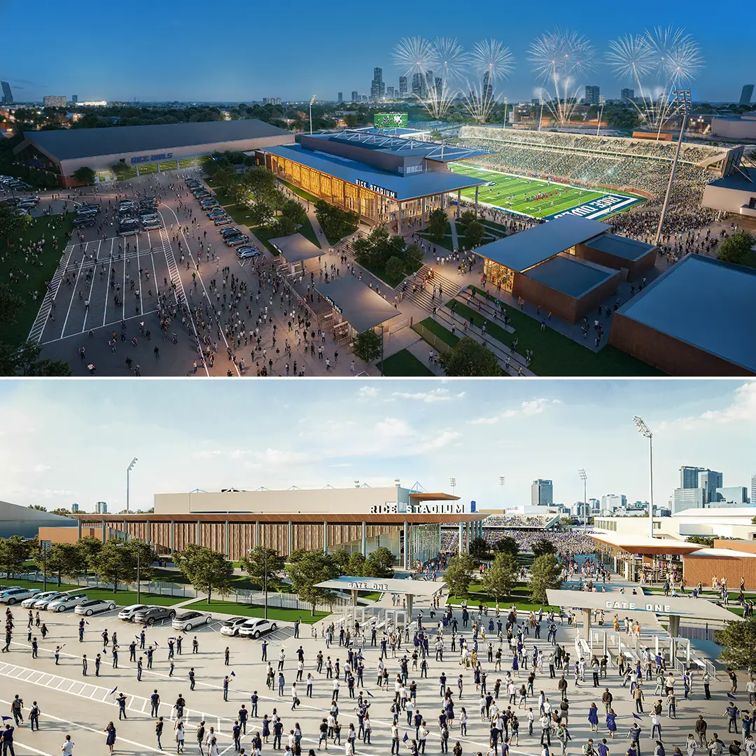 Rice Stadium Renovation Far Out View