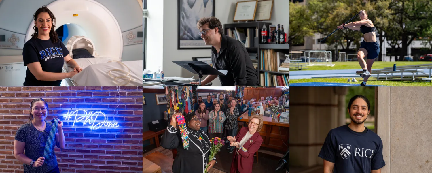 Collage of our Grad students