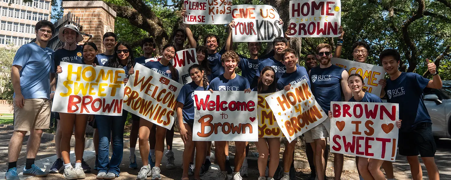 Brown College students welcome incoming students for O-Week 2026.