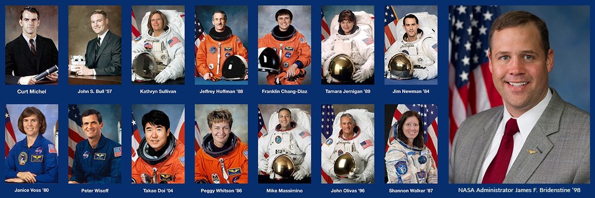 Rice astronauts and current NASA Administrator